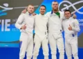 Изображение 1 для Казахстанские шпажисты сотворили громкую сенсацию и вышли в полуфинал ЧМ-2025