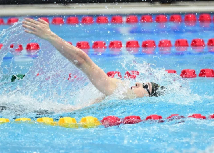 Изображение для новости: Александр Румынский установил рекорд и принес Казахстану «золото» юношеской Азиады в плавании