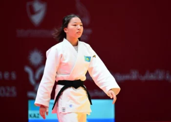 Изображение для новости: Дзюдо на юношеских Азиатских игр: Фатима Супыгалиева завоевала «золото»