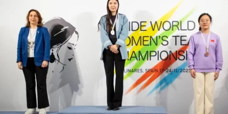 Изображение для новости: У Казахстана два «золота» в личном зачете КЧМ-2025 по шахматам