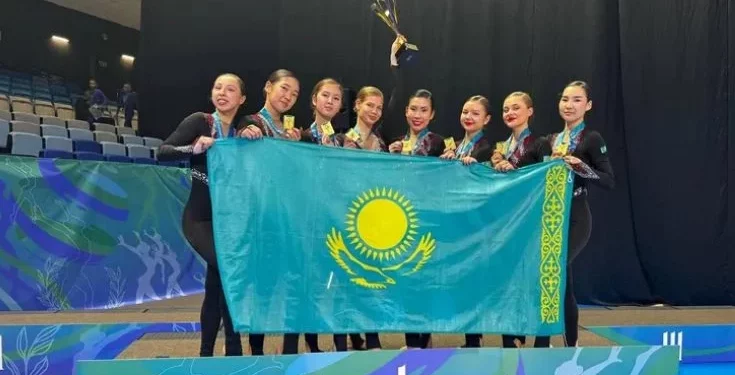 Изображение для новости: Казахстанские гимнастки завоевали медали в Болгарии