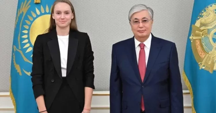 Изображение для новости: Токаев поздравил Рыбакину с исторической победой