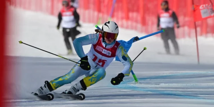 Изображение для новости: Казахстанская горнолыжница Скороходова выиграла юниорский старт в Италии