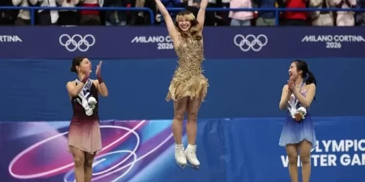 Изображение для новости: Лью, Самоделкина, Петросян и другие фигуристки выступили на Олимпийских играх