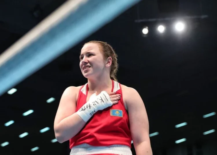 Изображение для новости: Чемпионка Азии: аким Костанайской области поздравил Надежду Рябец с победой