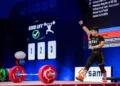 Изображение 1 для Тяжелоатлет Акжол Курманбек стал победителем чемпионата Азии среди юниоров